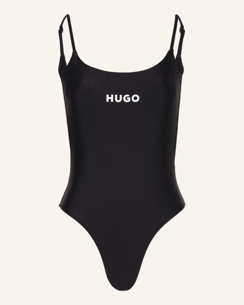 HUGO BOSS Badeanzug PURE Schwarz