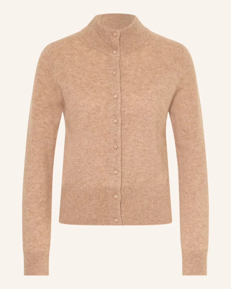 Repeat Strickjacke Mit Cashmere braun Hellbraun