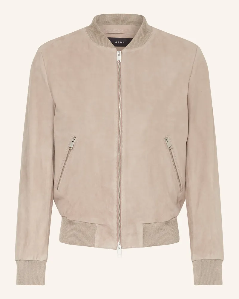 Arma Lederblouson Didier beige Beige