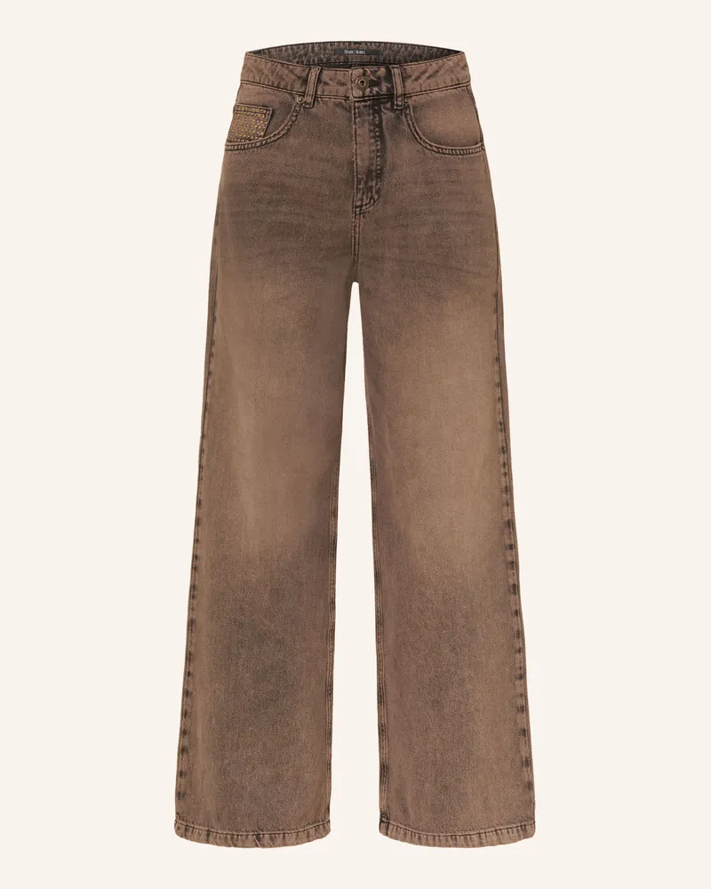 MARC AUREL Wide Leg Jeans braun 700020