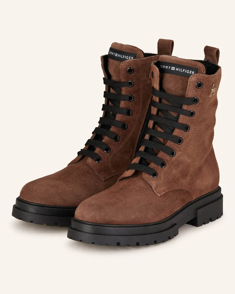 Tommy Hilfiger Schnürboots braun Braun