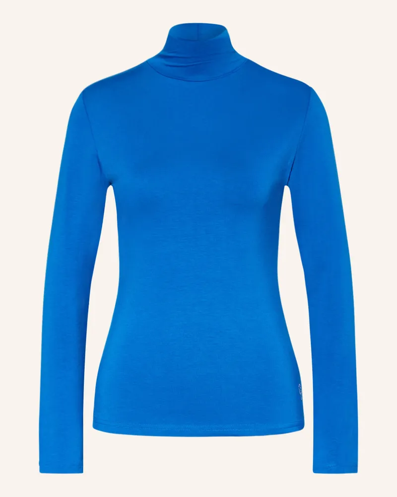 Boviva Rollkragenshirt Blau