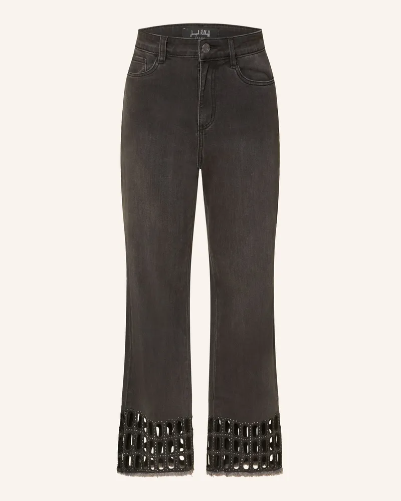 Joseph Ribkoff Straight Jeans Mit Schmucksteinen grau 2606