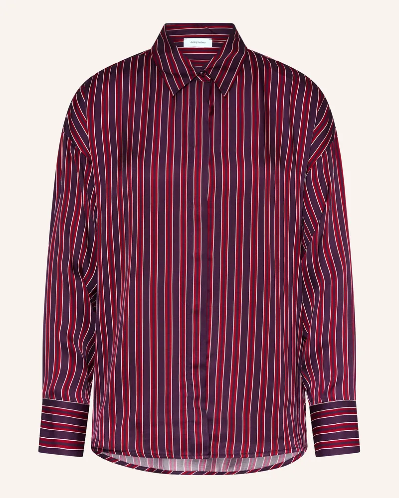 Darling Harbour Hemdbluse Aus Satin blau Dunkelblau