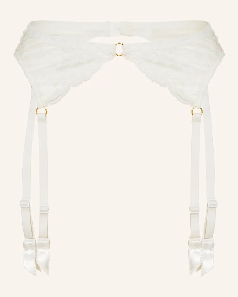 Aubade Strumpfhalter KISS OF LOVE Weiss