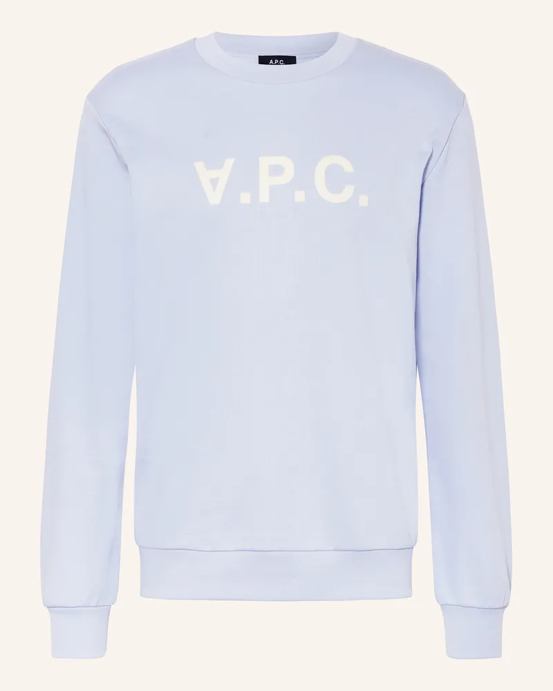 A.P.C. Sweatshirt Hellblau