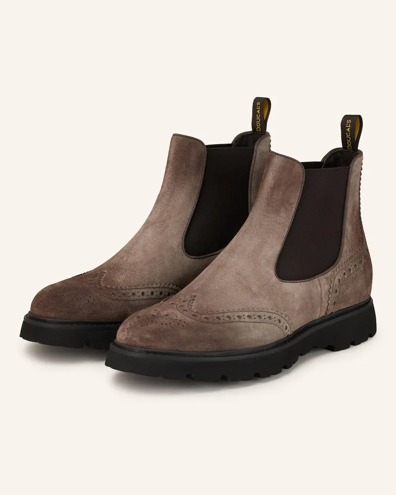 Doucal´s Chelsea-Boots beige Taupe