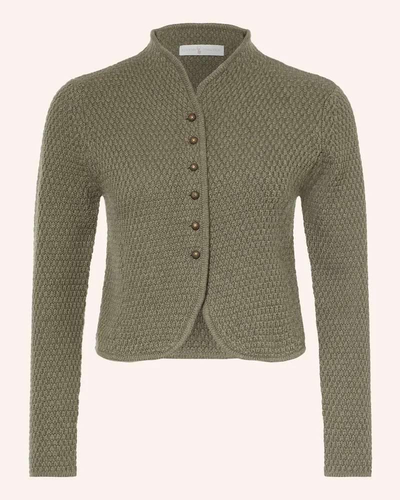 Johann & Johanna Strickjacke gruen Oliv