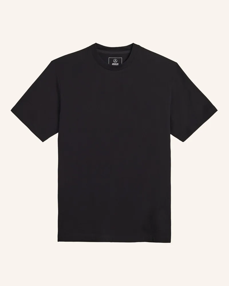 Y-3 Y-3 Mercedes-Amg Petronas Formula 1 Team Logo Stack T-Shirt, Kurzärmelig schwarz Schwarz