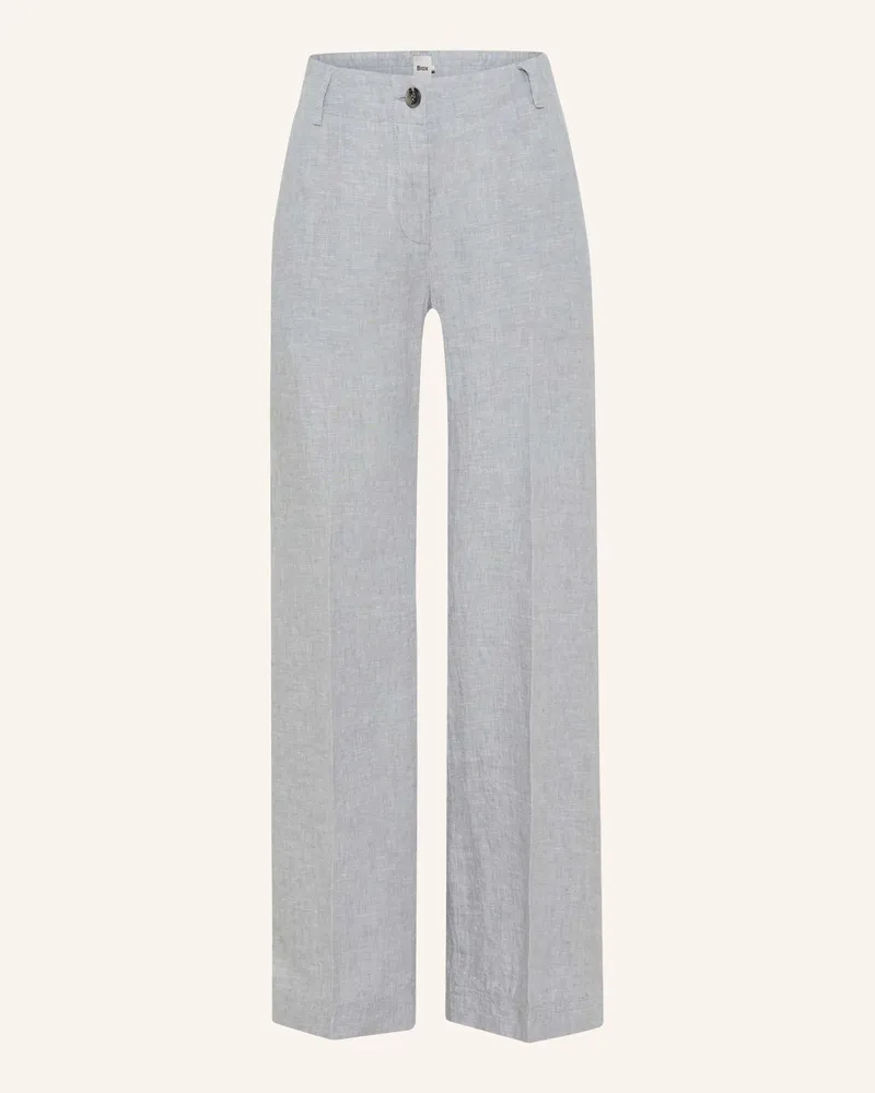 Brax 7/8-Leinenhose Maine grau Grau