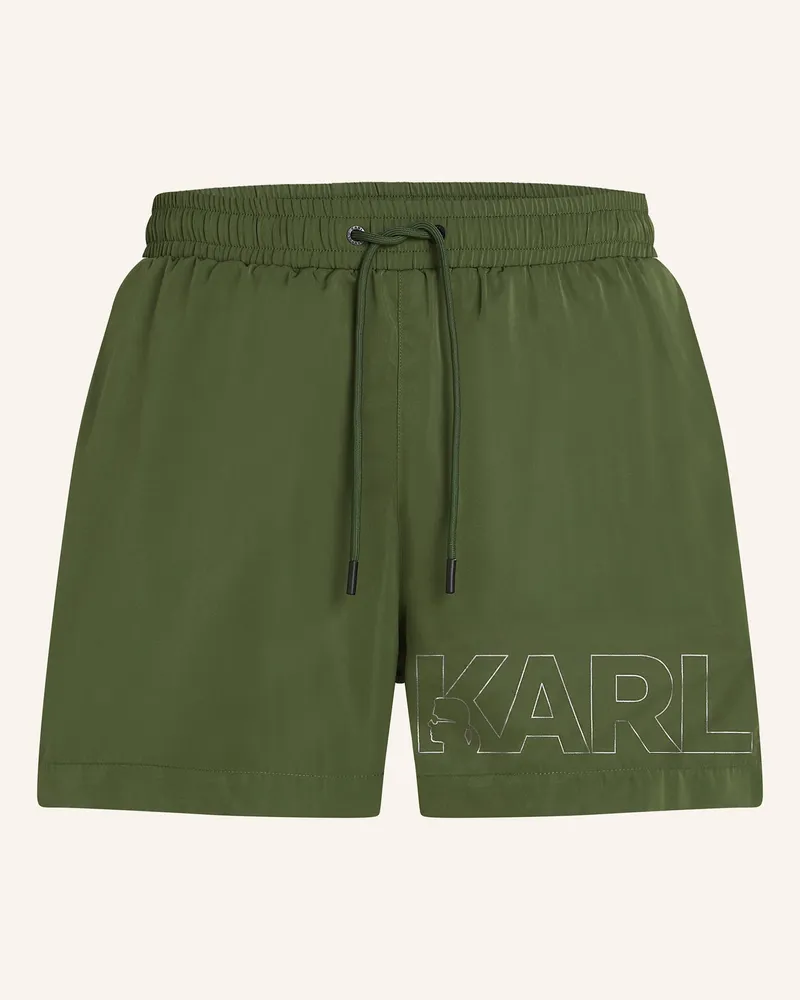 Karl Lagerfeld Badeshorts Grün