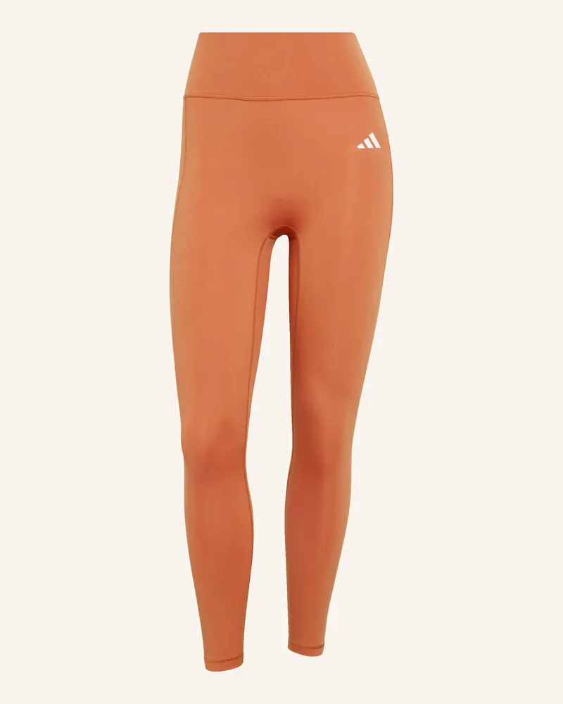 adidas OPTIME ESSENTIALS 7/8-LEGGINGS OHNE VORDERNAHT Orange