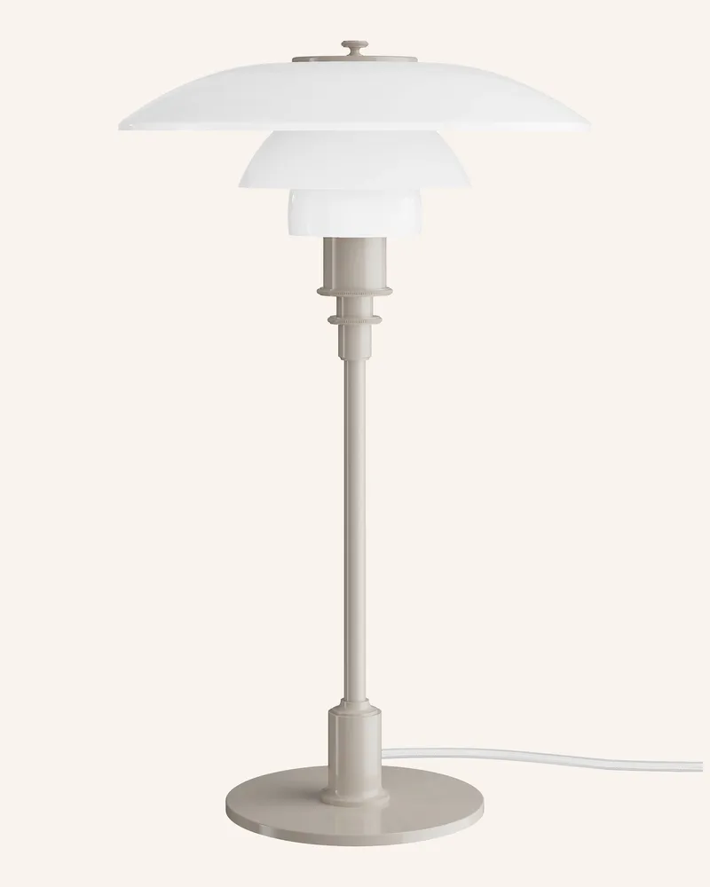 Louis Poulsen Tischleuchte Ph 3/2 beige Weiss