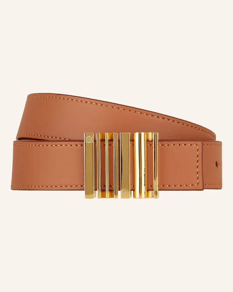 Loewe Ledergürtel Cognac