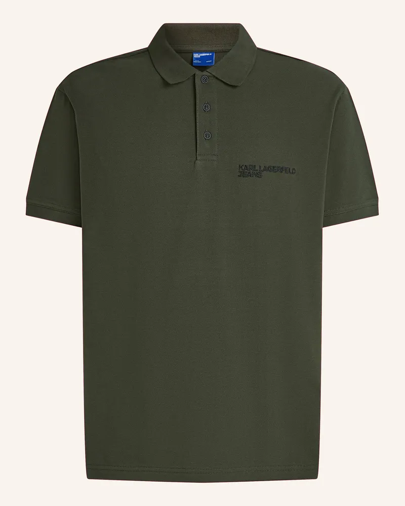 Karl Lagerfeld Poloshirt Dunkelgrün