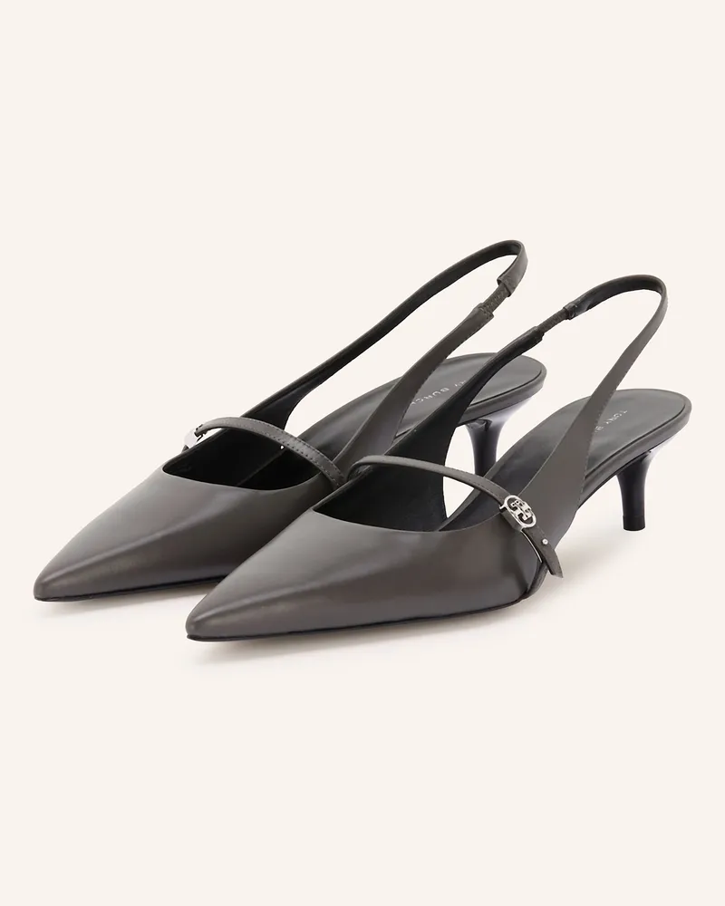 Tory Burch Slingpumps Dunkelgrau