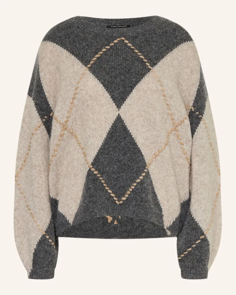 Luisa Cerano Pullover Mit Alpaka grau Grau