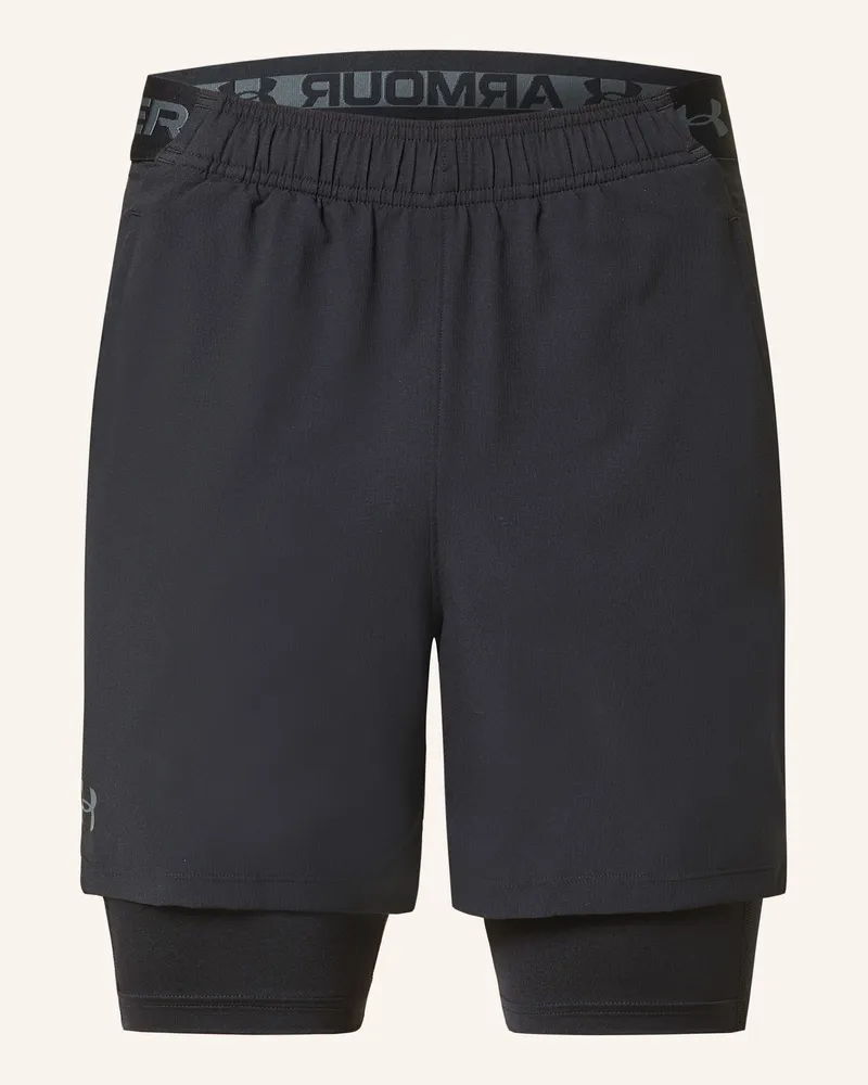 Under Armour 2-in-1-Trainingsshorts UA VANISH WOVEN Schwarz