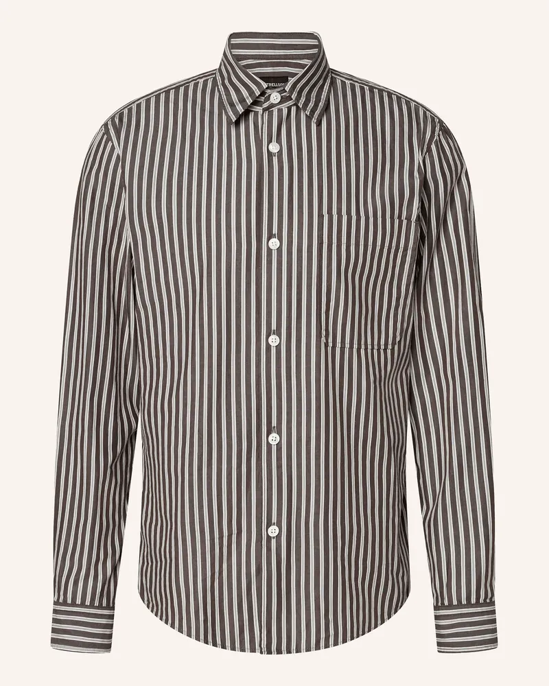 Strellson Hemd Carson Regular Fit braun Dunkelbraun