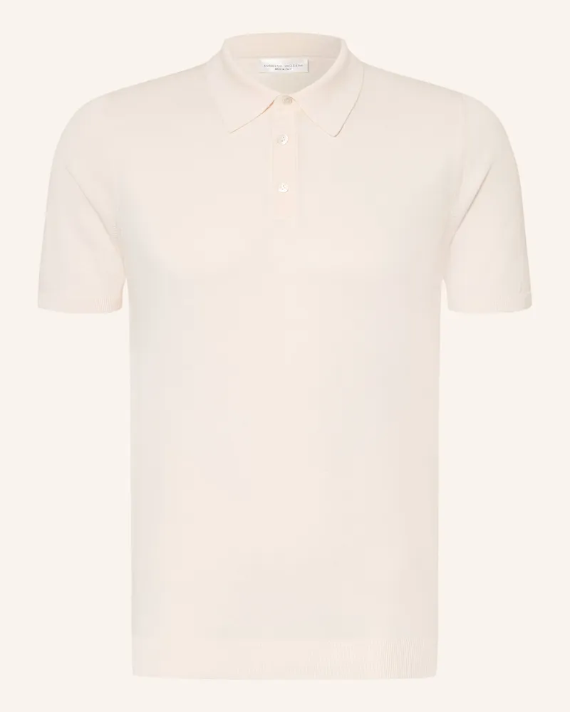 Roberto Collina Strick-Poloshirt Ecru