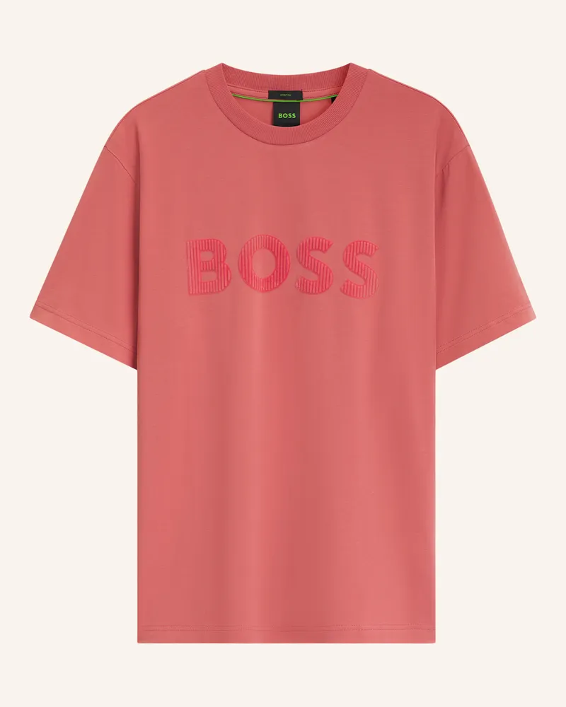 HUGO BOSS T-Shirt Ts_Cord Logo Regular Fit pink Pink