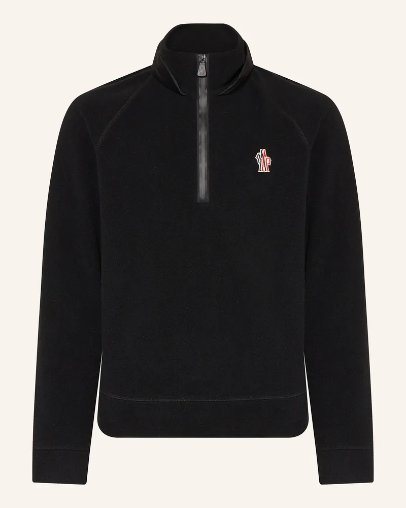 Moncler Fleece-Pullover Schwarz