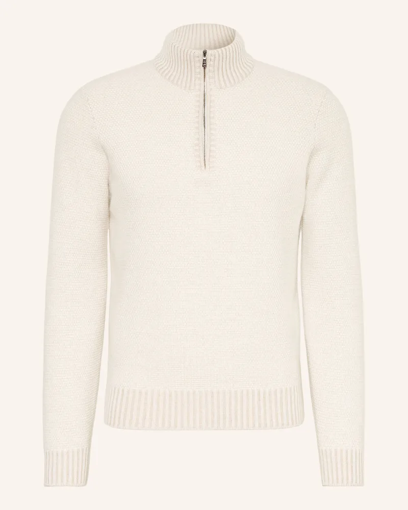FIORONI Cashmere-Troyer weiss Creme