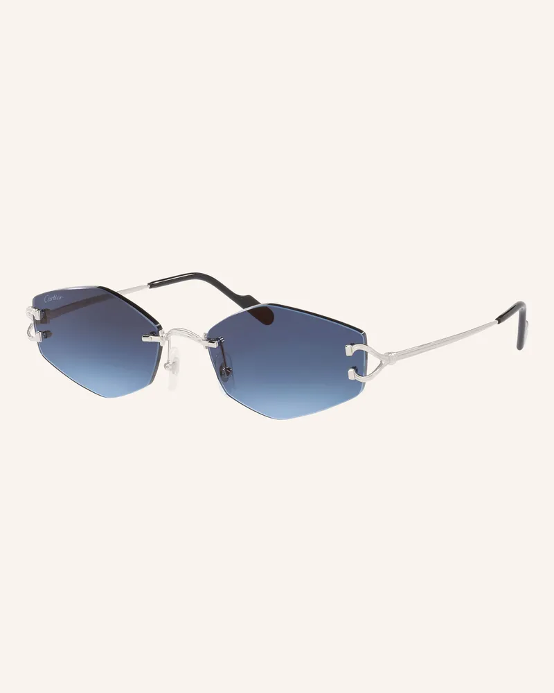 Cartier Sonnenbrille 6L001948 silber Silber