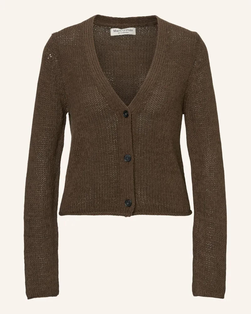 Marc O'Polo Cardigan braun Dunkelbraun