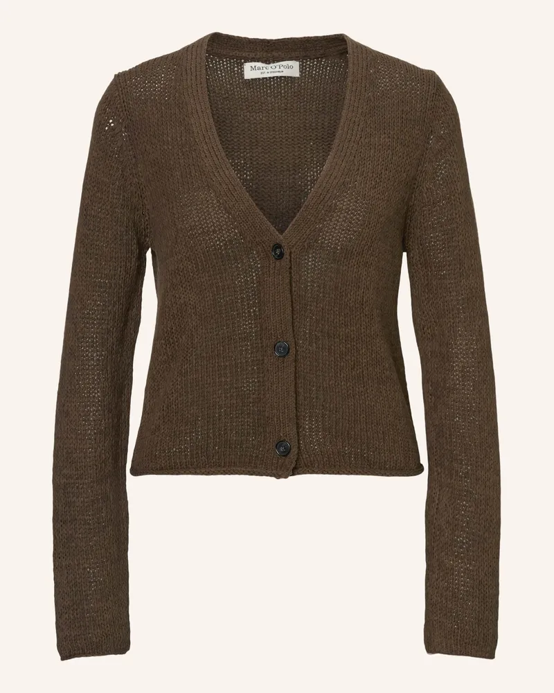 Marc O'Polo Cardigan braun Dunkelbraun