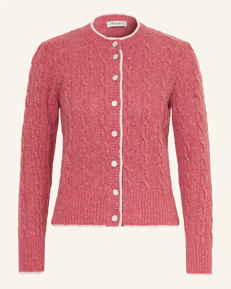 Maerz Strickjacke rot Altrosa