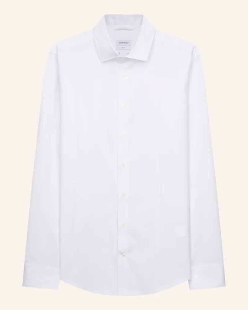 Seidensticker Performance-Hemd Slim Fit Weiss