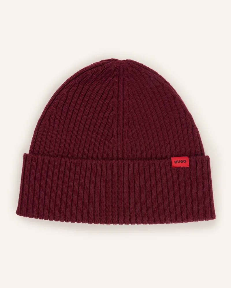 HUGO BOSS Mütze Xola rot Dunkelrot