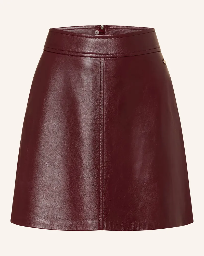 Marc Cain Lederrock rot 294