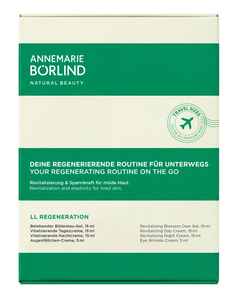 Annemarie Börlind Ll Regeneration System Vitality Pflege-Set Reisegröße 