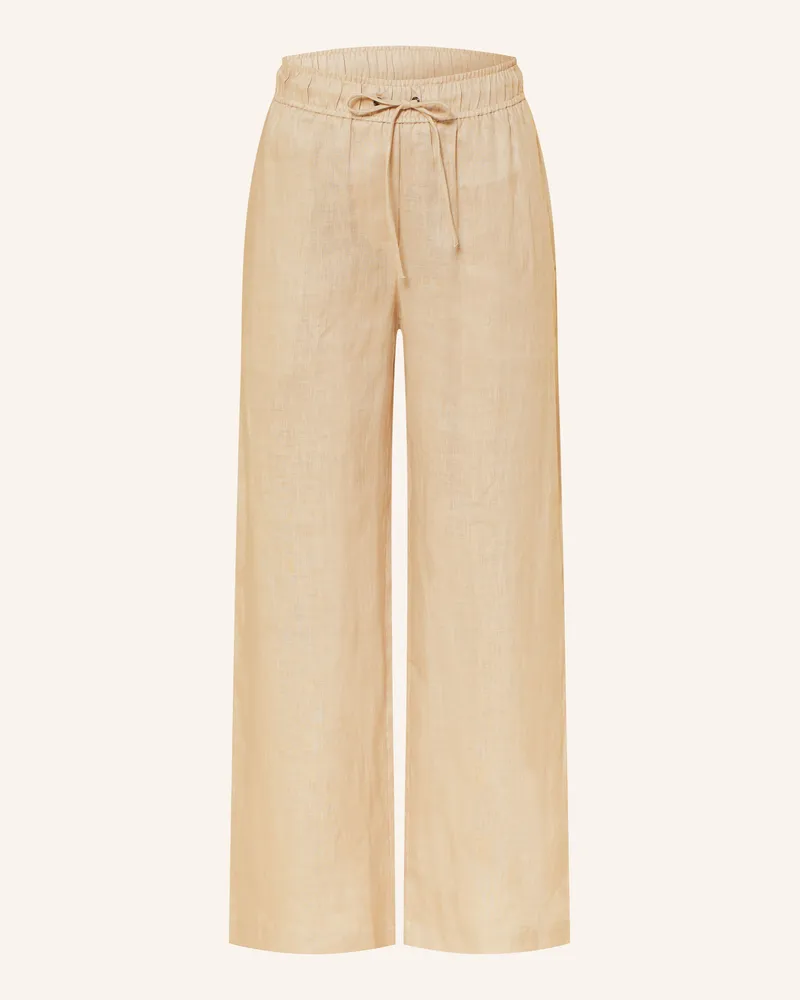 Reiss Leinenhose WILLOW Beige