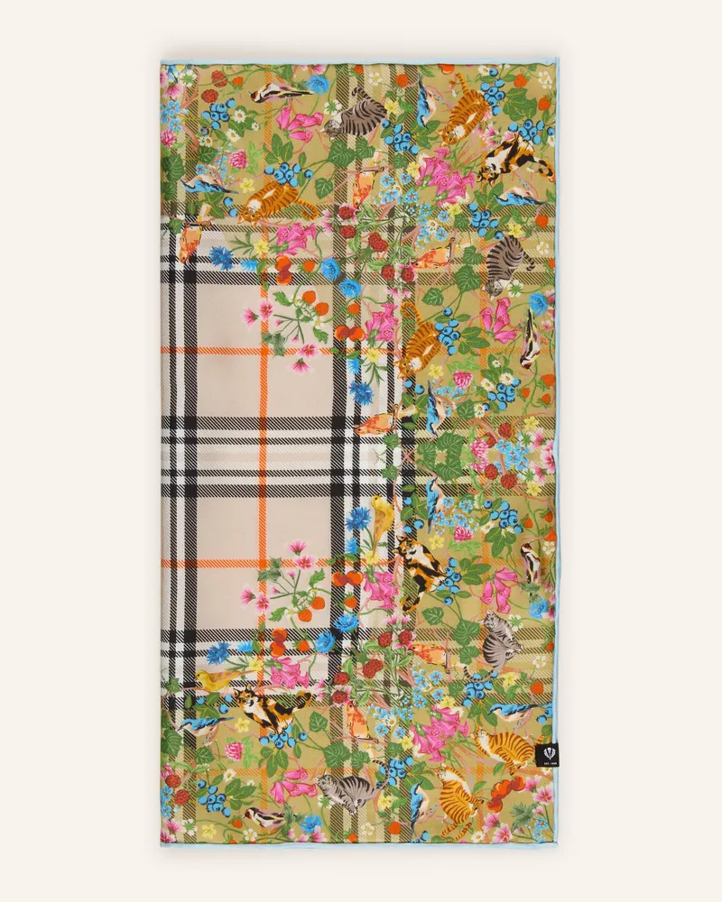 Fraas Seidentuch gruen Hellgrün