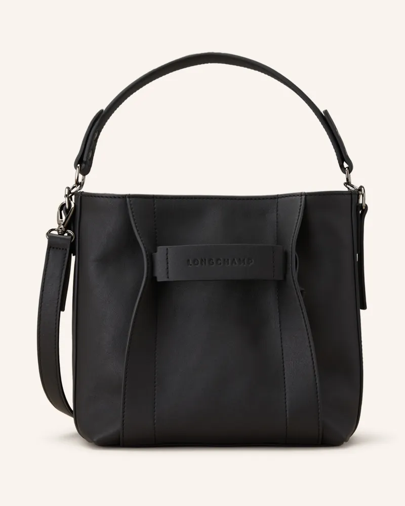 Longchamp Umhängetasche 3d schwarz Schwarz