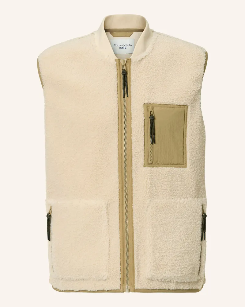 Marc O'Polo Teddyweste Beige