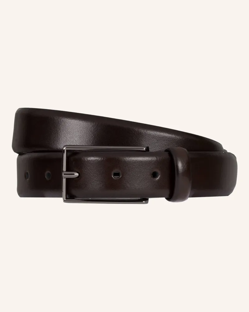 paul Ledergürtel braun Dunkelbraun