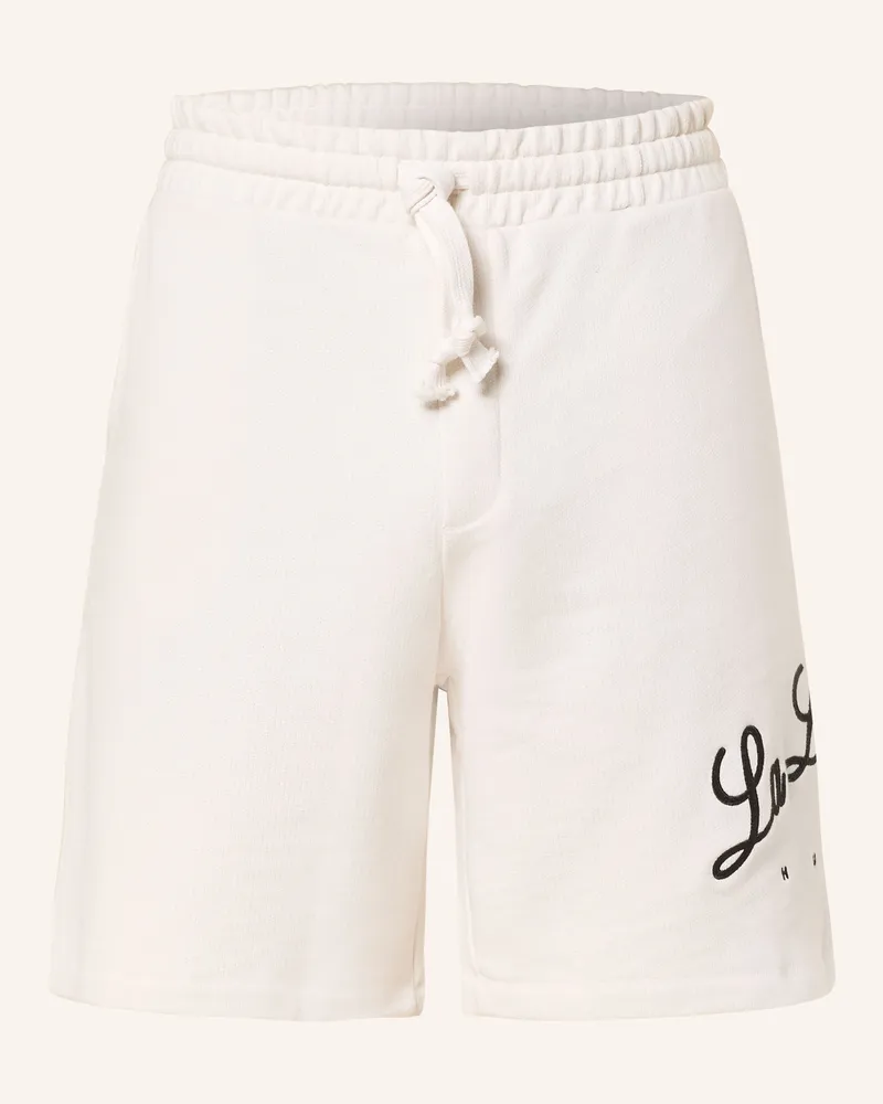 HUGO BOSS Sweatshorts DUOLD Weiss