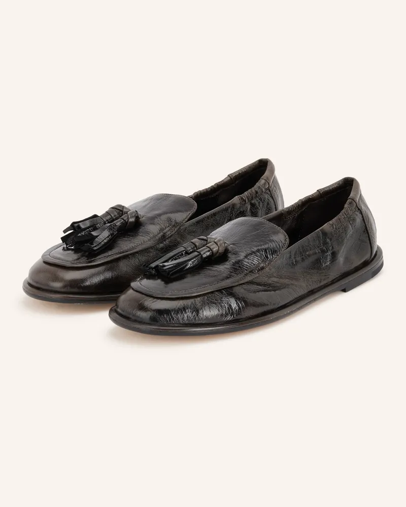 POMME D'OR Loafer Mia braun Schwarz