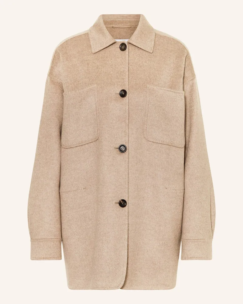 Max Mara Cabanjacke PANNO aus Cashmere Beige