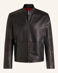 HUGO BOSS Lederjacke LOKIS-3 Schwarz