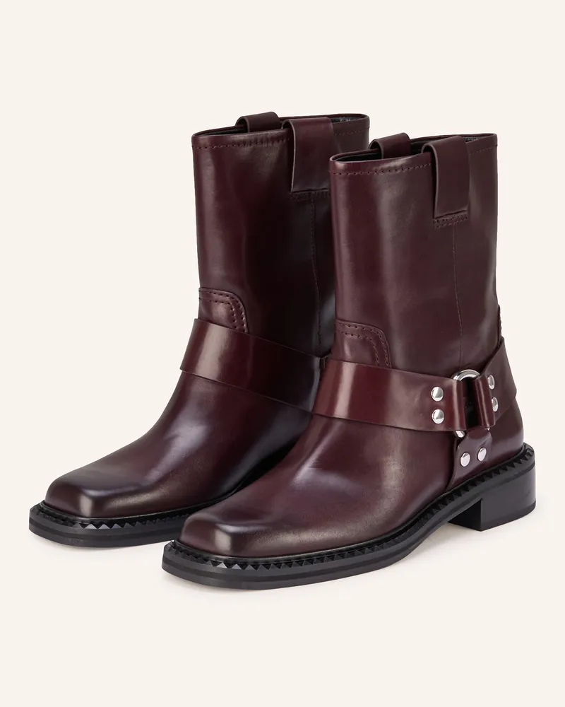 Kennel & Schmenger Biker Boots REESE Dunkelrot