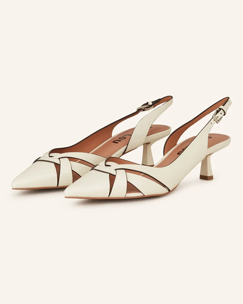 Bibi Lou Slingpumps SALONES mit Cut-outs Ecru