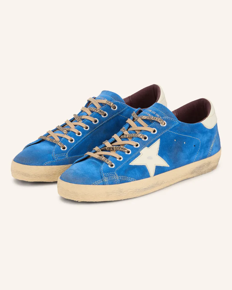 Golden Goose Sneaker Super-Star blau Blau