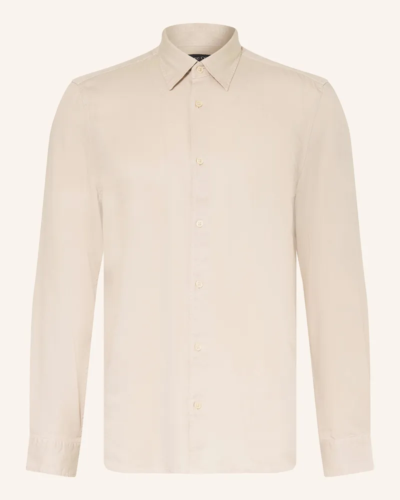 Marc O'Polo Hemd Shaped Fit Beige
