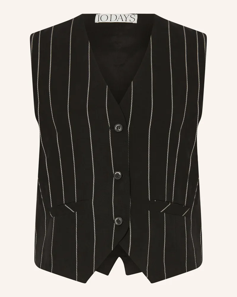 10Days Blazerweste Schwarz