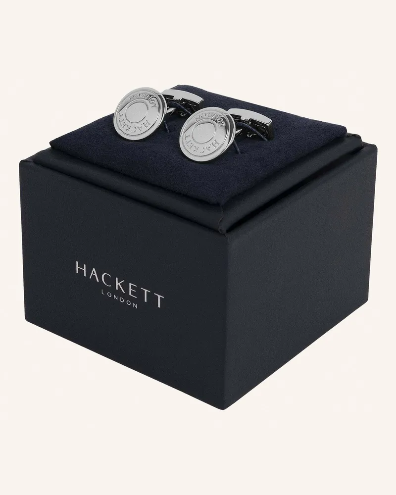 Hackett Manschettenknöpfe POLO BUTTON Silber